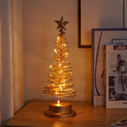 Metal LED Christmas Tree Light – Warm White Tabletop Holiday Decoration