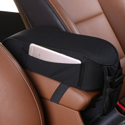 Sports Fabric Car Armrest Box Pad – Universal Console Cushion