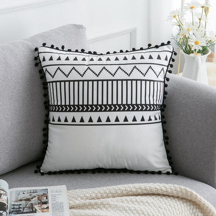 Bohemian Throw Pillow Cover – Decorative Cushion Case for Living Room