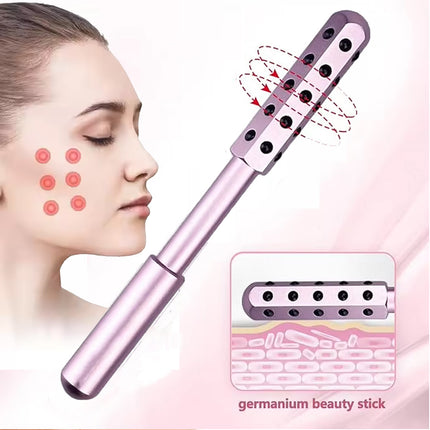30 Germanium Beauty Stick – Facial Roller & Face Lift Bar for Anti-Wrinkle Massage and Skin Care