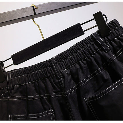 Casual Plus-Size Cotton Shorts