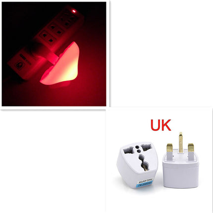 LED Mushroom Night Light with Light Sensor – EU & US Plug