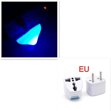 LED Mushroom Night Light with Light Sensor – EU & US Plug