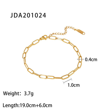 Geometric Titanium Steel Anklet