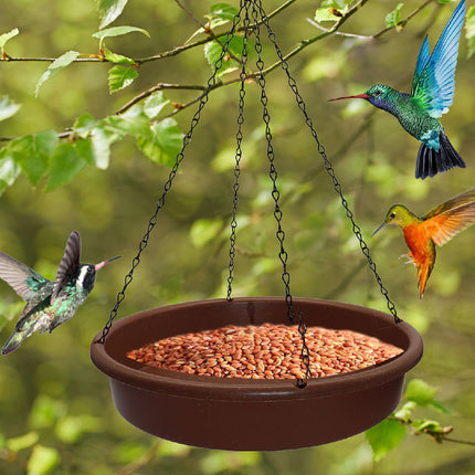 PP Bird Feeder with Hanging Chain for Patio or Garden