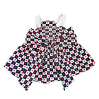 Princess-Style Black and White Checkerboard Skirt for Pets