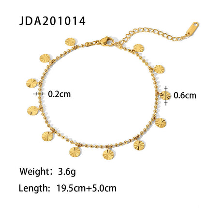 Geometric Titanium Steel Anklet