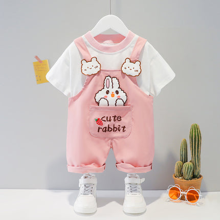 Baby Cartoon Strap Suit