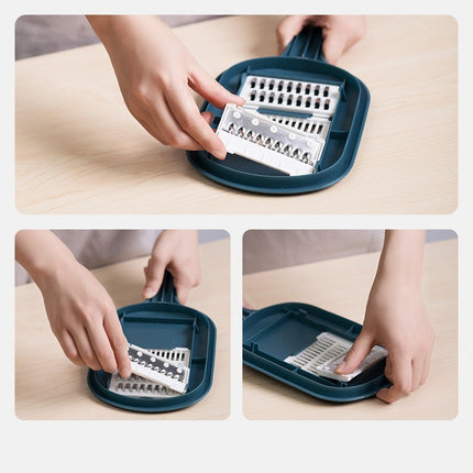 Multi-Functional Vegetable Cutter with Drain Basket