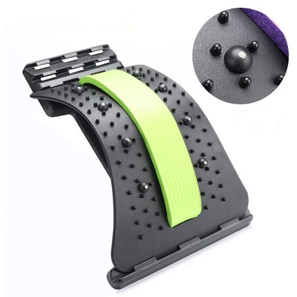 Adjustable Magnetic Back Massager – Lumbar Stretcher & Pain Relief Device