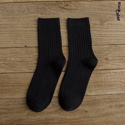 Sports Polyester Mid-Calf Socks for Men