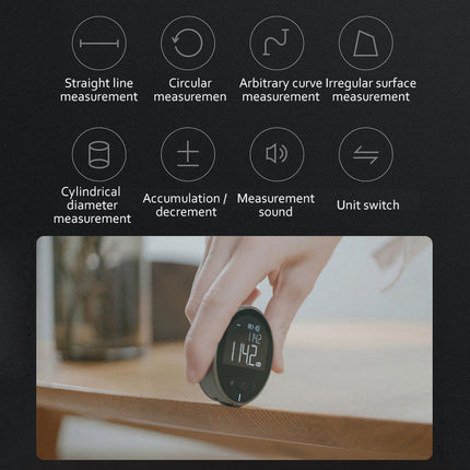 Electronic Measuring Ruler Tape Measure – High Precision Digital LCD Distance Measuring Instrument