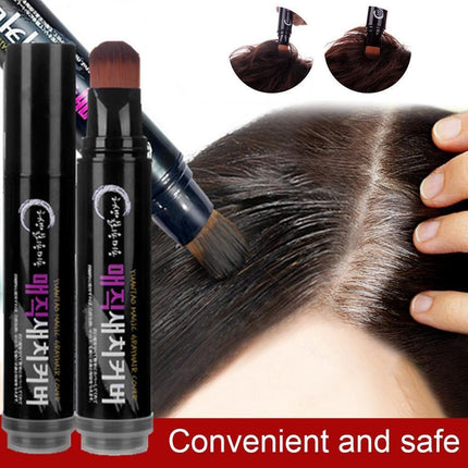 Temporary Hair Color Brush & Comb – DIY White Wax One-Time Grey Hair Dye Pen