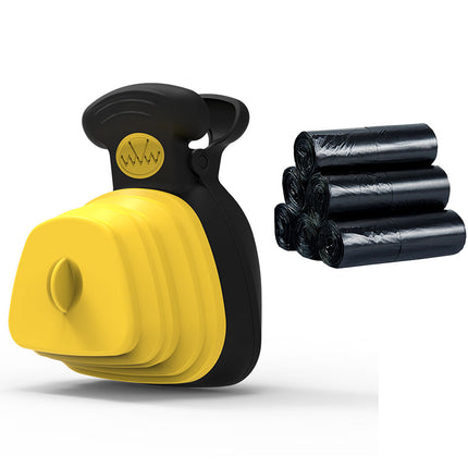 Super Design Folding Poop Picker – Compact Silicone Pet Waste Scooper with Bags