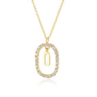 925 Sterling Silver Alphabet Initial Necklace