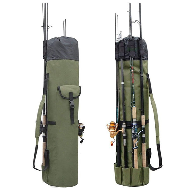 Cylinder Outdoor Fishing Bag – Multifunctional Sea Rod Fishing Gear Storage