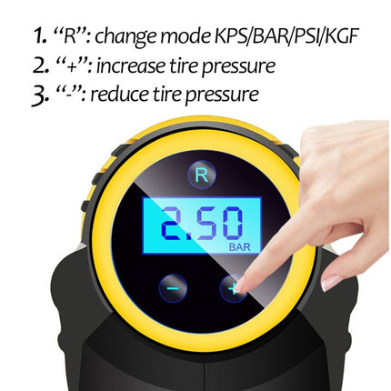 Automatic Portable Handheld Digital LED Car Air Compressor