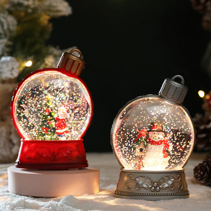 Christmas LED Craft Figurines – Old Man, Snowman, Child Tree & Angel Decorations