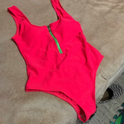 Women’s Nylon Activewear Bodysuit – Swim, Fitness & Sportswear