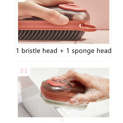 Multifunctional Automatic Liquid Cleaning Brush – Soft Shoe & Laundry Brush for Household Cleaning