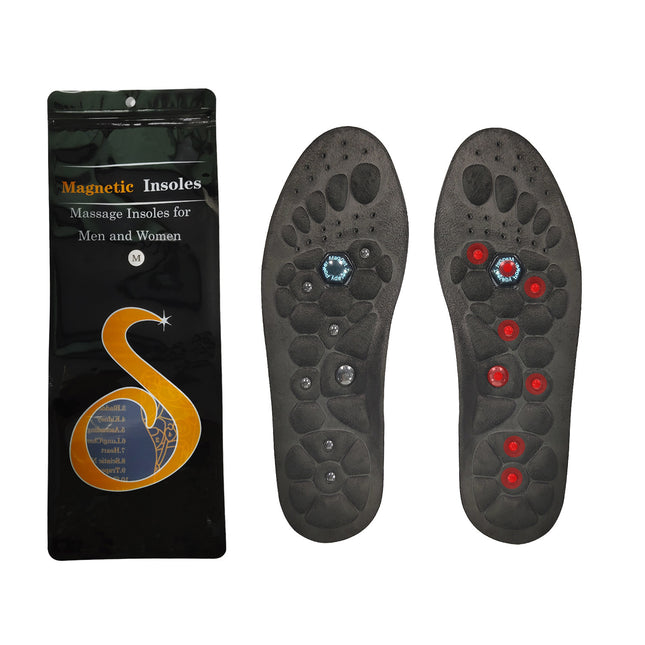 Medical Magnetic Insole Therapy – Orthopedic Sports Massage Foot Insoles for Weight Loss, Slimming, Acupressure & Anti-Fatigue