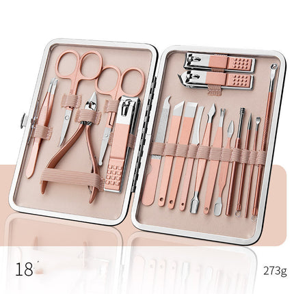 Professional Nail Care Set – Scissors, Nail Clippers, Ear Spoon, Dead Skin Pliers & More