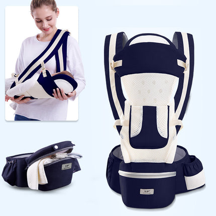 3-in-1 Baby Carrier with Large Capacity and Long Back Panel