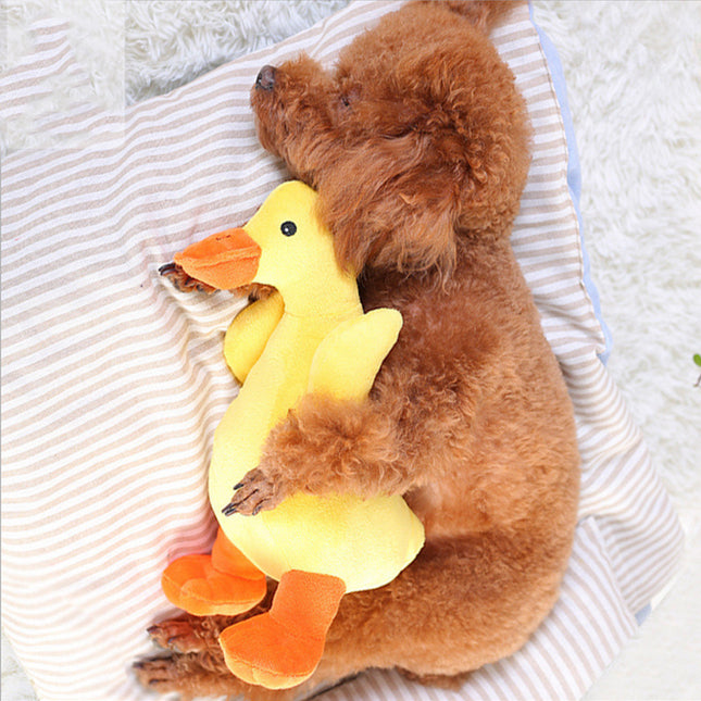 Cuddly Squeaky Plush Dog Toy – Interactive & Soothing Sound Toy