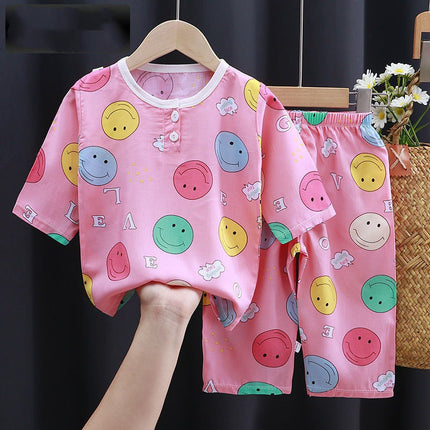 Children's Cartoon Pajama Set