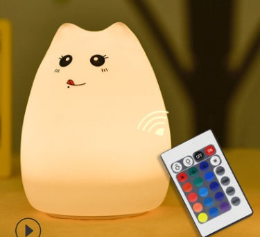 KittyGlow Soft Silicone Night Light