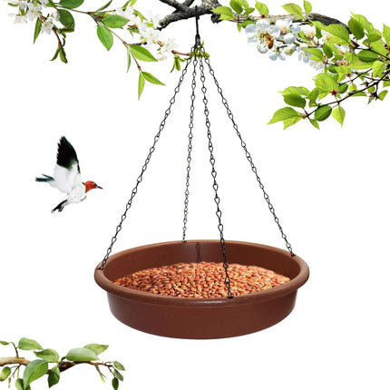 PP Bird Feeder with Hanging Chain for Patio or Garden