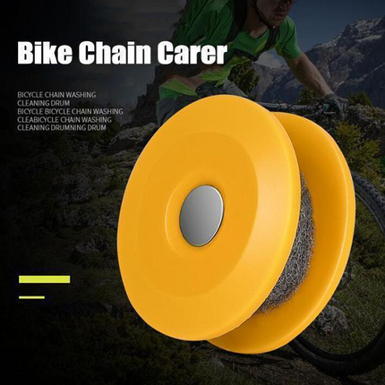 Magnetic Bicycle Chain Wipe Tool – Compact PVC Chain Cleaner for Easy Maintenance
