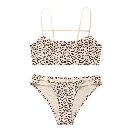 Women’s Sexy Leopard Print Seamless Lingerie Set