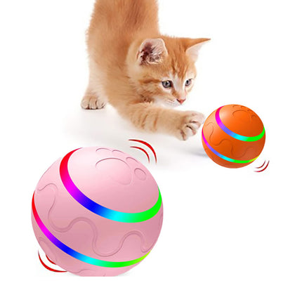 Pet New Cat Wicked Ball Toy – Intelligent USB Self-Rotating Automatic Cat Toy Ball