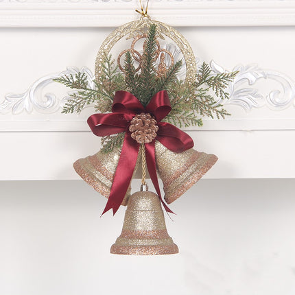 Pearlescent Christmas Bell Ornament – Decorative Hanging Bell for Christmas Trees