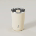 350ml Electric Self-Stirring Mug – Stainless Steel Magnetic Stirring Cup