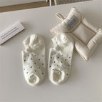 Milky White Ankle Socks / Free Size