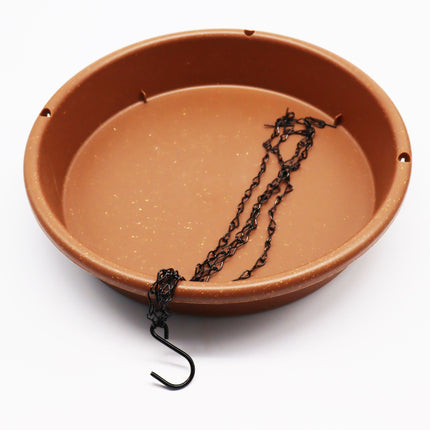 PP Bird Feeder with Hanging Chain for Patio or Garden