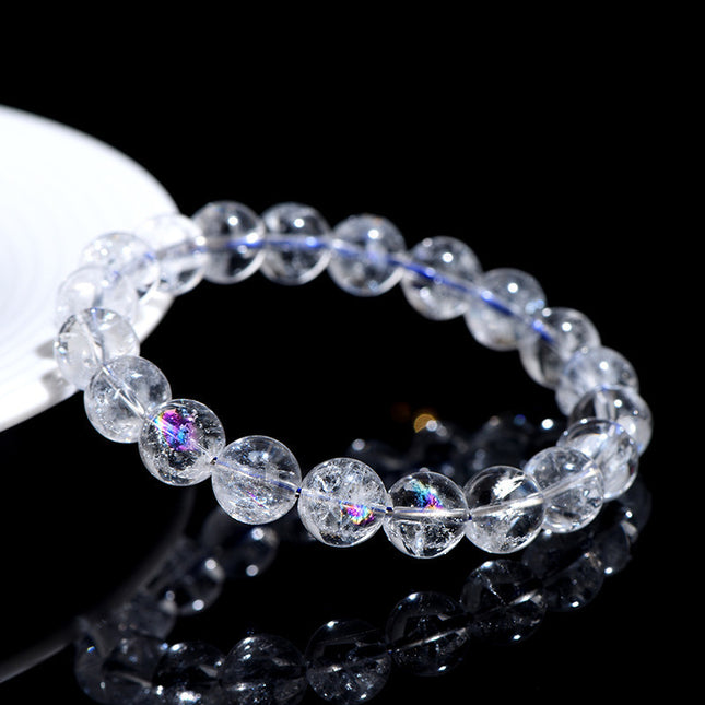 Polished White Asai Crystal Bracelet