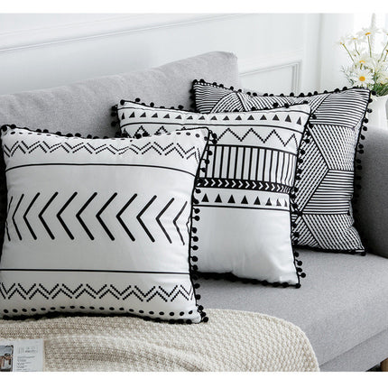 Bohemian Throw Pillow Cover – Decorative Cushion Case for Living Room