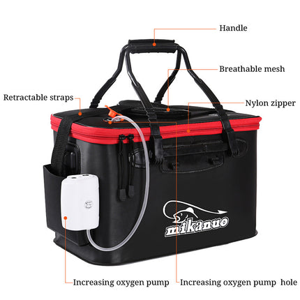 Collapsible EVA Live Fish Storage Bag