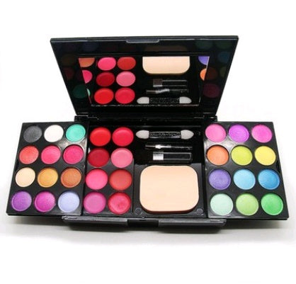 Silky Shine Eyeshadow Palette – Matte & Shimmer Multi-Color Makeup Kit