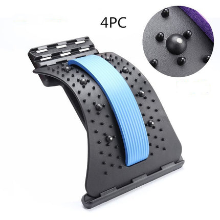 Adjustable Magnetic Back Massager – Lumbar Stretcher & Pain Relief Device