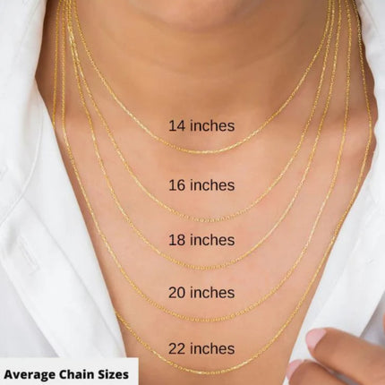 14K Gold Initial Birthstone Stainless Steel Necklace