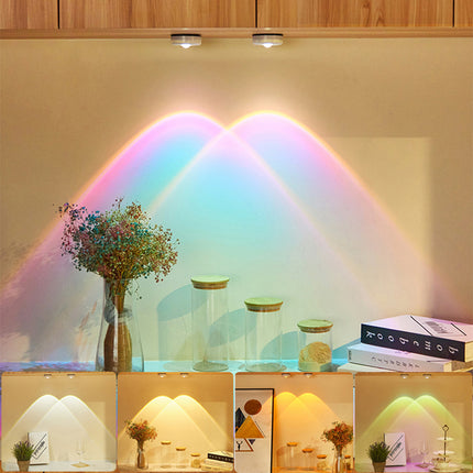 Mini ABS Night Light Switch – Battery-Powered LED Cabinet Lamp (Stick-On & Portable)