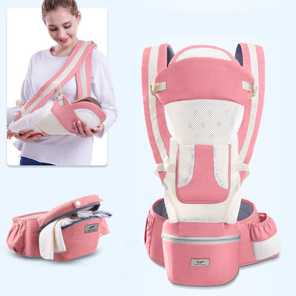 3-in-1 Baby Carrier with Large Capacity and Long Back Panel