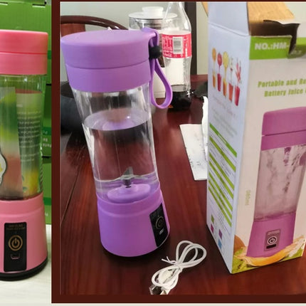 USB Rechargeable Portable Blender – Mini Fruit Juice Mixer