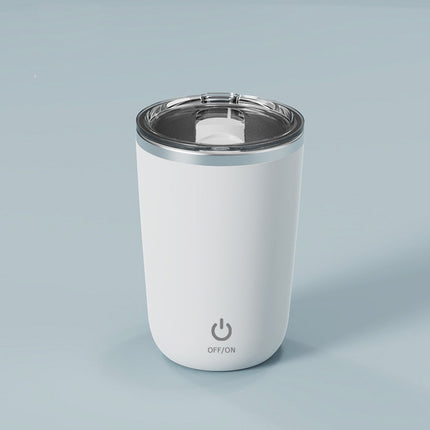 350ml Electric Self-Stirring Mug – Stainless Steel Magnetic Stirring Cup