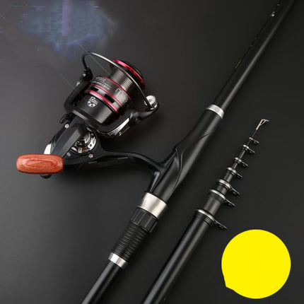 Carbon Rocky Sea Fishing Rod – 7-Section Hard Action
