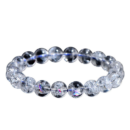 Polished White Asai Crystal Bracelet